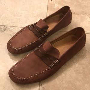 Billy Reid Men’s Suede Driving Loafer, Size 11